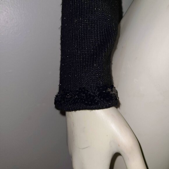 SIDEFFECTS Vintage 80s Sweater Cardigan, Size Small - Picture 6 of 8